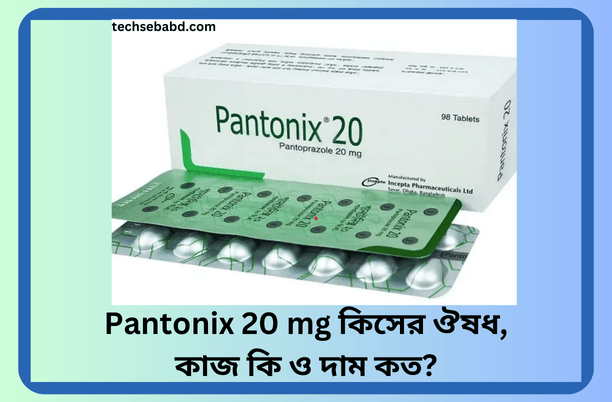 Pantonix 20 mg কিসের ঔষধ, কাজ কি ও দাম কত?
