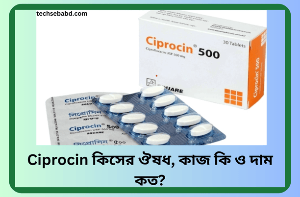 Ciprocin কিসের ঔষধ, কাজ কি ও দাম কত?